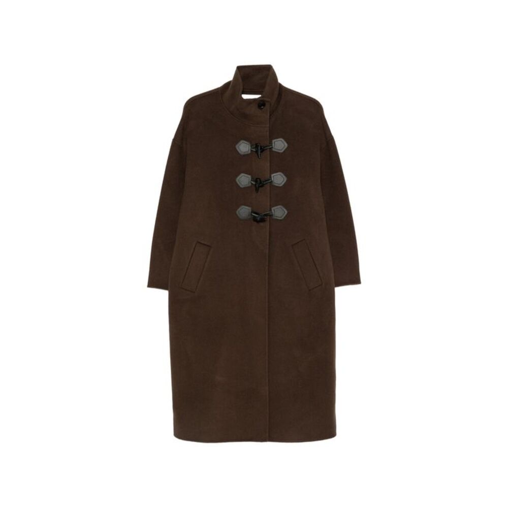 Ba&Sh Brown Coats - Single Breasted Coats Women